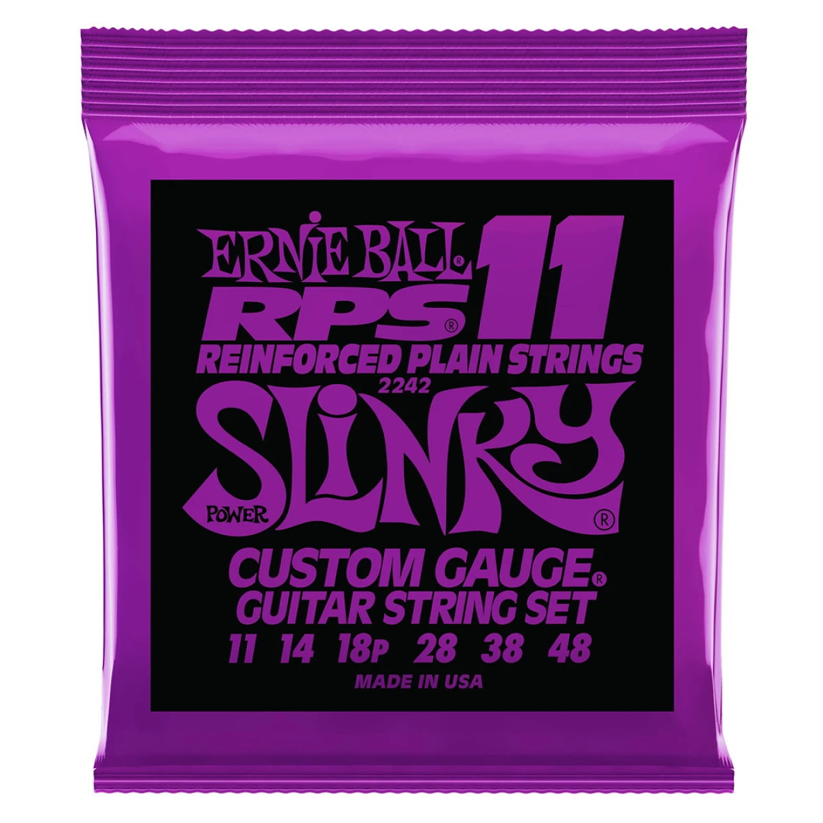 Encordado Eléctrica Ernie Ball Slinky Power Rps 11 