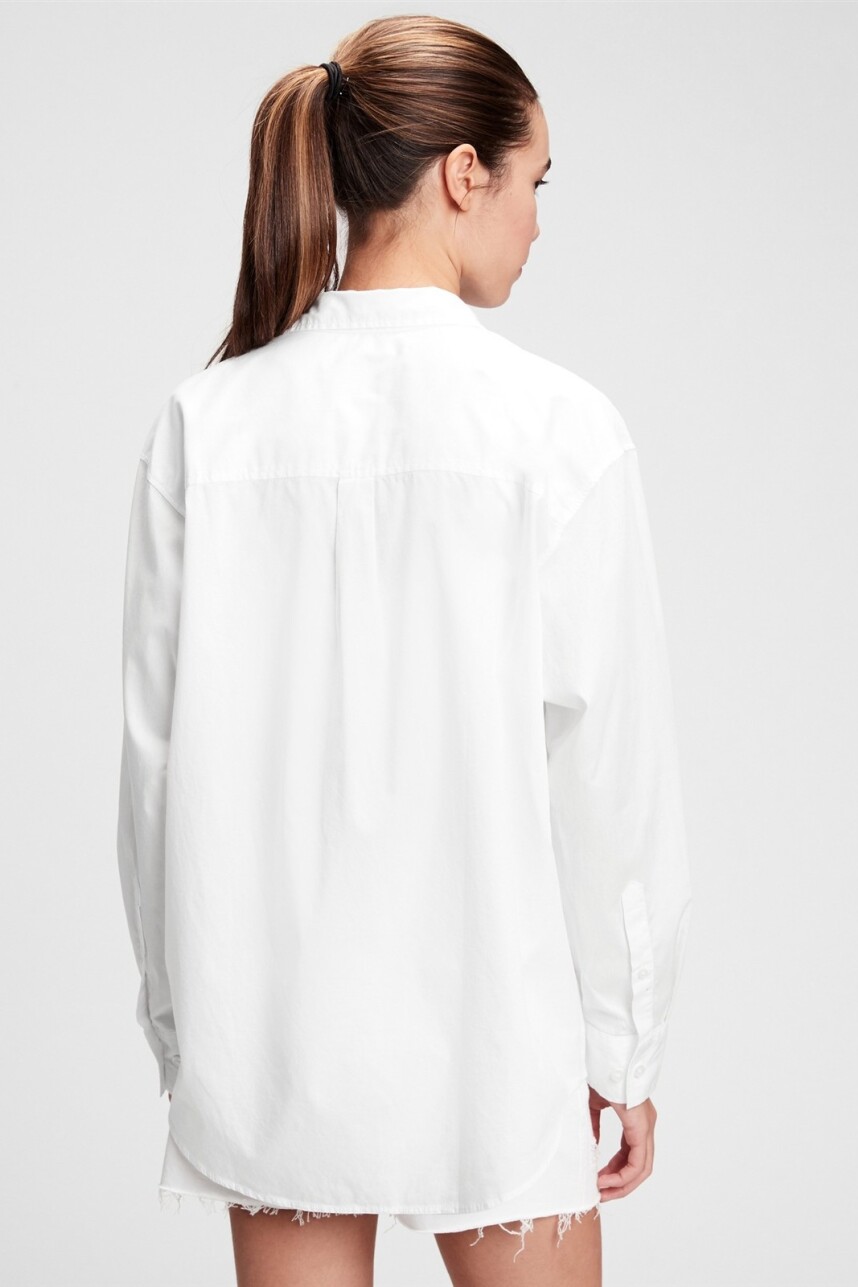 Camisa Big Mujer Optic White