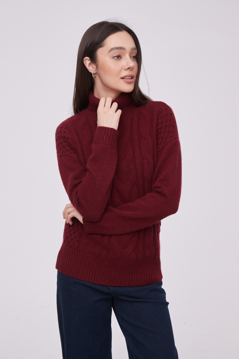 Sweater Somol - Bordeaux Oscuro 