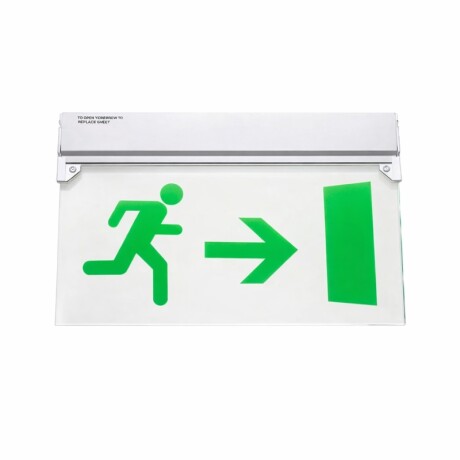CARTEL DE SALIDA - DERECHA Cartel LED Emergencia Derecha