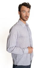 Camisa Lino-Cotton Guarnieri GRIS