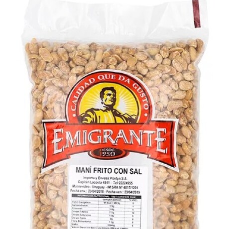 MANI PELADO FRITO C/SAL 1K EL EMIGRANTE MANI PELADO FRITO C/SAL 1K EL EMIGRANTE