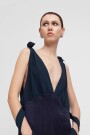 VESTIDO MIDI Azul