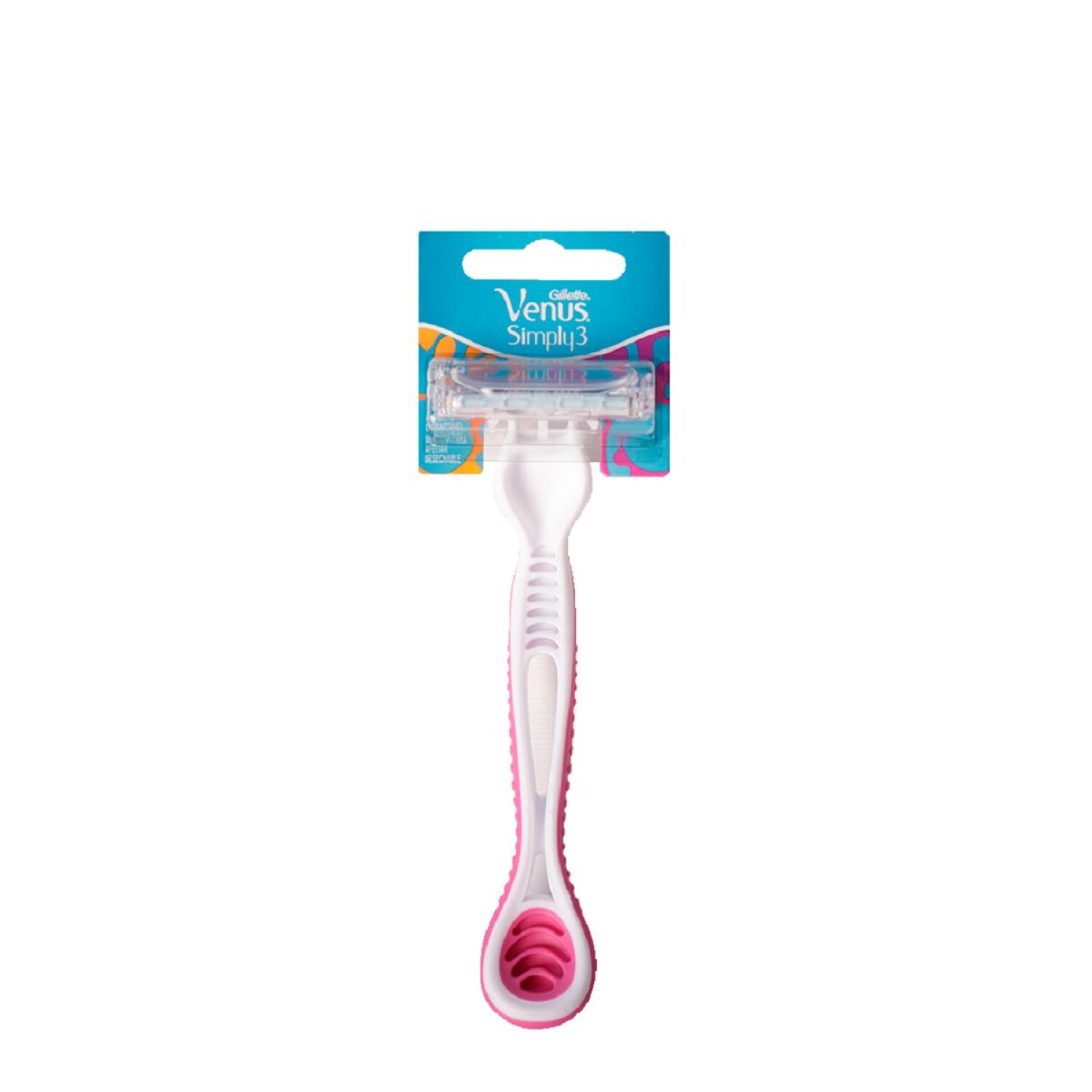 GILLETTE SIMPLY VENUS MAQUINA ROSA MQ078 — Farmacenter
