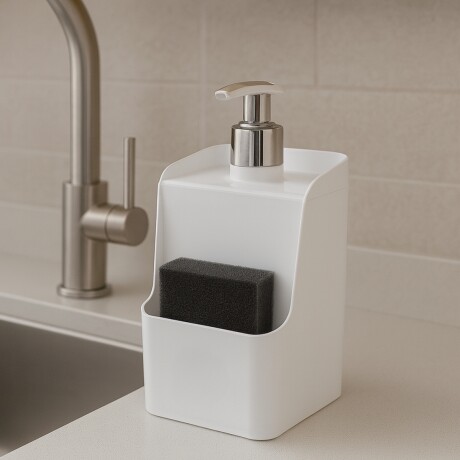 Dispensador de jabón líquido 500 ml BLANCO