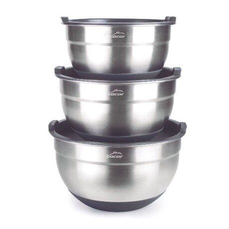 Set 3 bowls antideslizables 16, 18 y 20 cm. Set 3 bowls antideslizables 16, 18 y 20 cm.