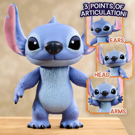 Figura juguete Stitch Star Play con movimiento y sonido 35 cm Figura juguete Stitch Star Play con movimiento y sonido 35 cm