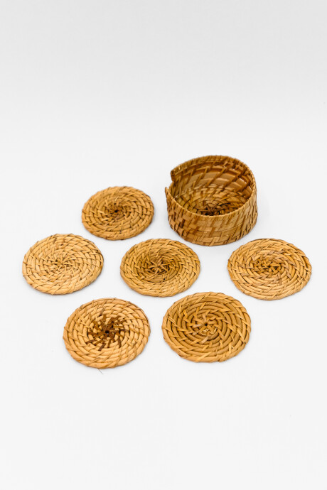 Posa Vaso Angra, Set 6pcs Marron Medio