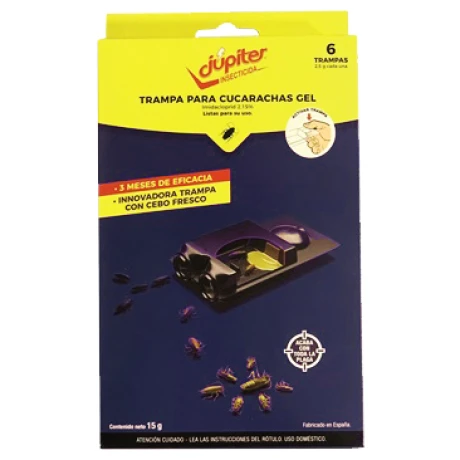 TRAMPA GEL P/ CUCARACHAS X6 TRAMPA GEL P/ CUCARACHAS X6
