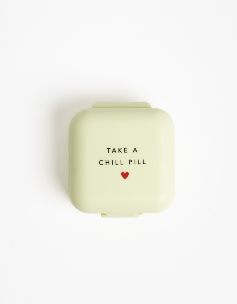 Rega Varios Pastillero Pastillero Take A Chill Pill - Combinacion Tricolor