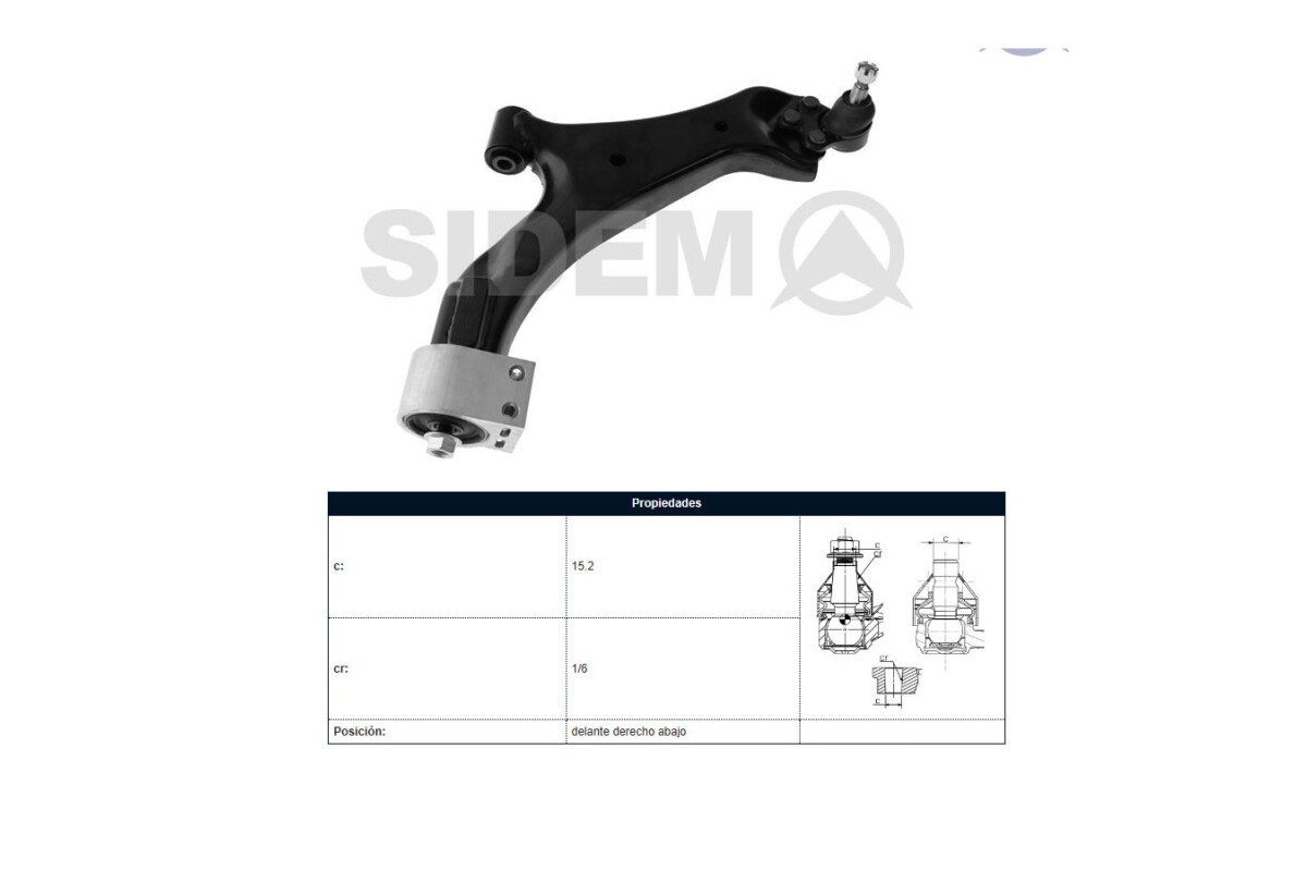 Parilla De Suspension Delantera Chev Captiva 06-16 Der Parilla De Suspension Delantera Chev Captiva 06-16 Der