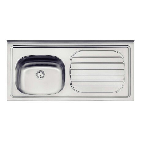 MESADA PILETA IZQUIERDA 120 CM ACERO-INOXIDABLE GRIS TRAMONTINA