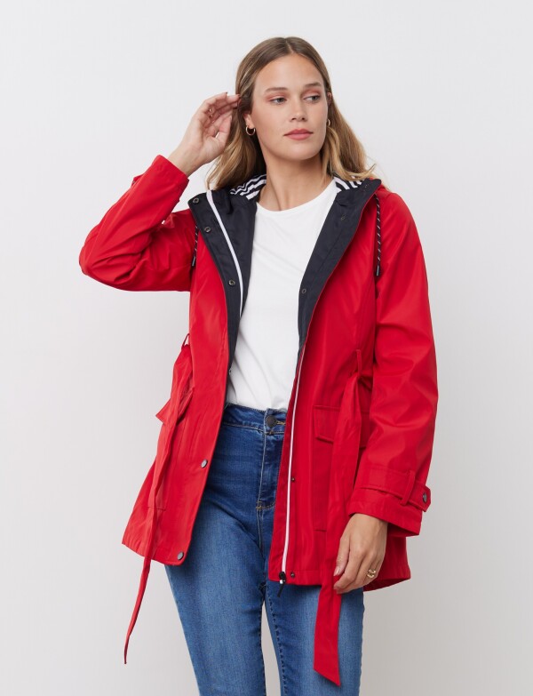 Gabardina Impermeable ROJO