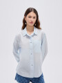 Camisa Sylar Celeste Claro