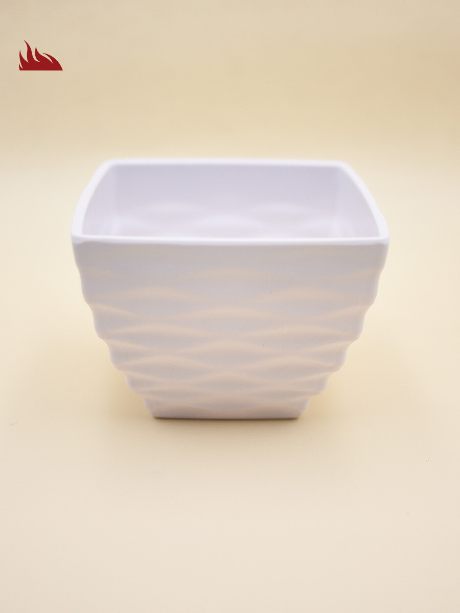 MACETA 15*11CM BLANCO — Guapa