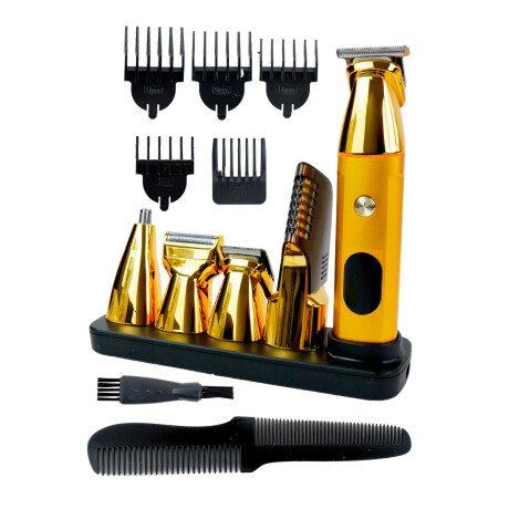 Cortadora de pelo y barba 5en1 recargable dorado Cortadora de pelo y barba 5en1 recargable dorado