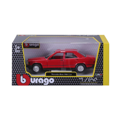 Auto de Colección Bburago Escala 1:24 Mercedes-Benz 190 E 2.6