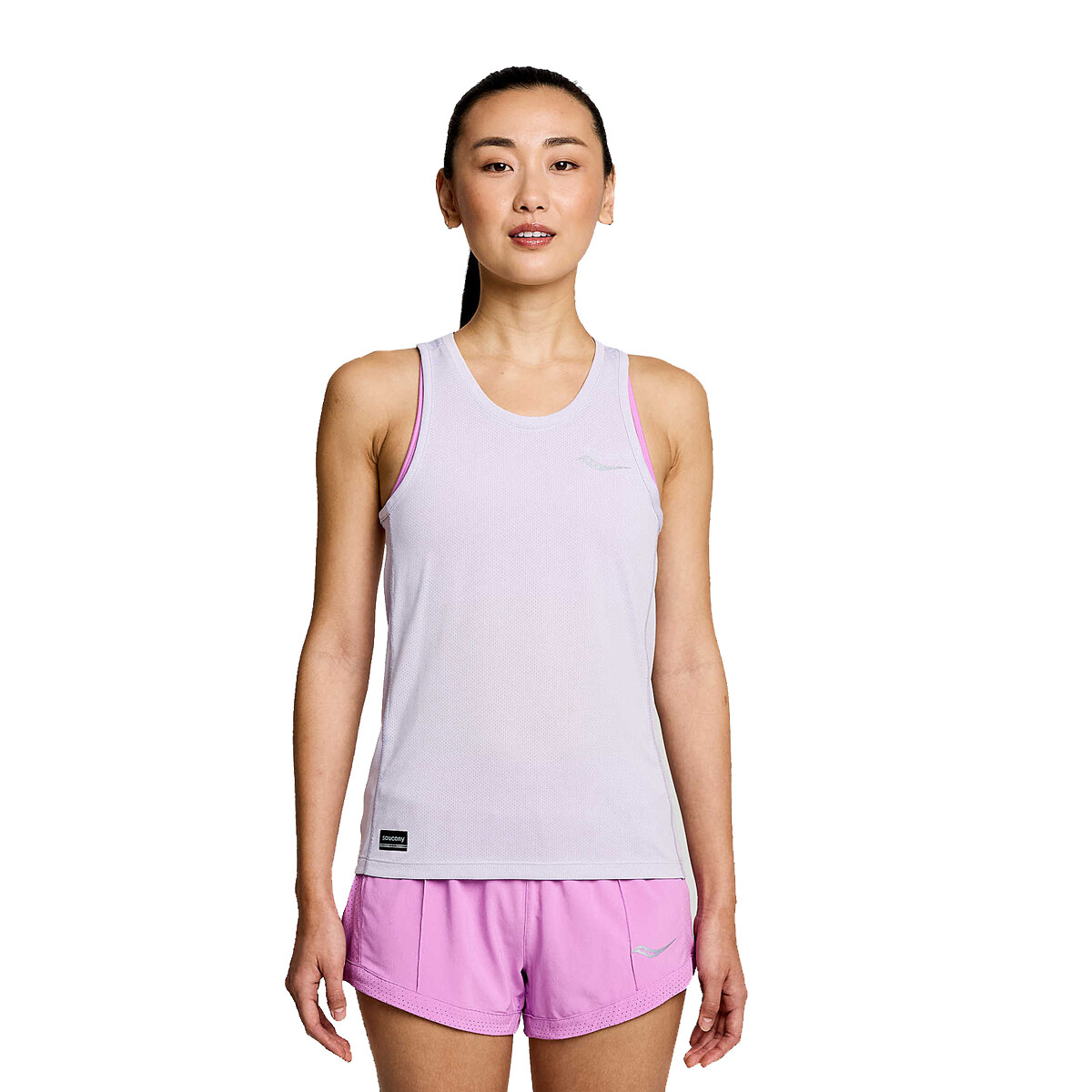 Musculosa Saucony de Dama - STOPWATCH - SAW800369MV - MAUVE 