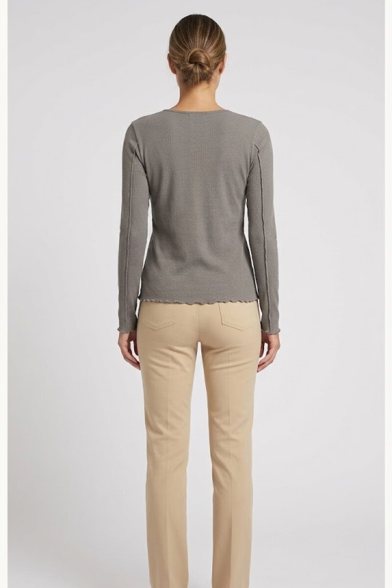 REMERA M/L GRIS