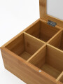 CAJA DE TÉ 6 ESPACIOS MADERA