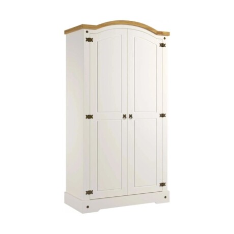 Ropero Smile 2 Puertas C-939 Crema/pino Mdf Ropero Smile 2 Puertas C-939 Crema/pino Mdf