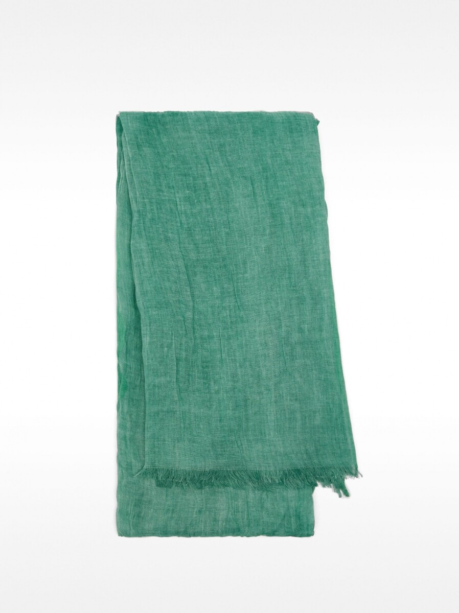 Pashmina Con Flecos - verde 