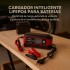 Cargador Bateria Inteligente Auto Moto Lancha Premium 14.6V® Color Rojo