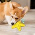 Juguete Perro Dental Morder Higiene Estrella Marina Flotante Color Variante Amarillo