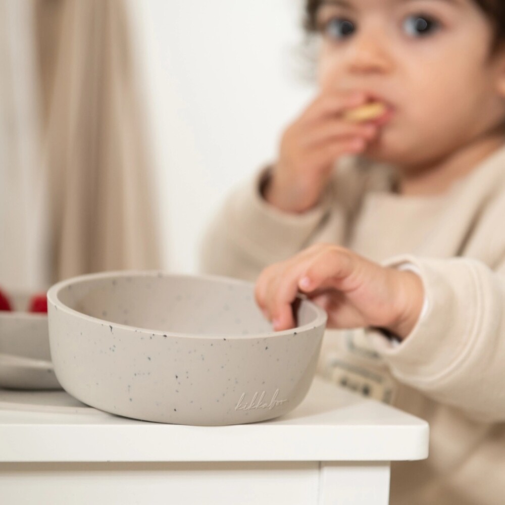 Bowl silicona KIKKABOO beige