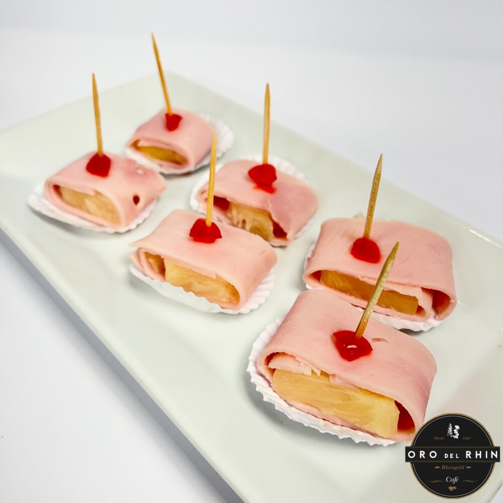 Roullé de Jamón con Ananá x6 Roullé de Jamón con Ananá x6