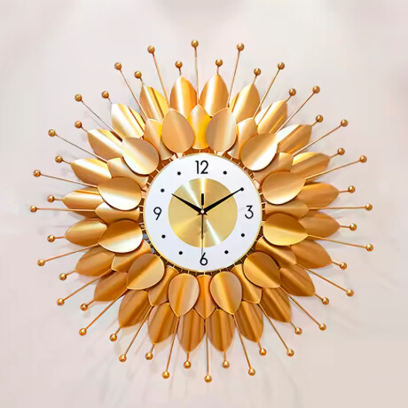 Reloj De Pared Sol Dorado Reloj De Pared Sol Dorado