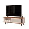 Rack Para Tv 1 Puerta Corrediza - Bristol Blanco