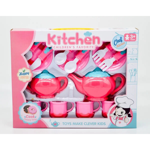 Juego de té infantil de 15 piezas Juego de té infantil de 15 piezas
