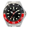 Reloj análogo Q&Q esfera negra y roja Modelo C72A004PY Reloj análogo Q&Q esfera negra y roja Modelo C72A004PY
