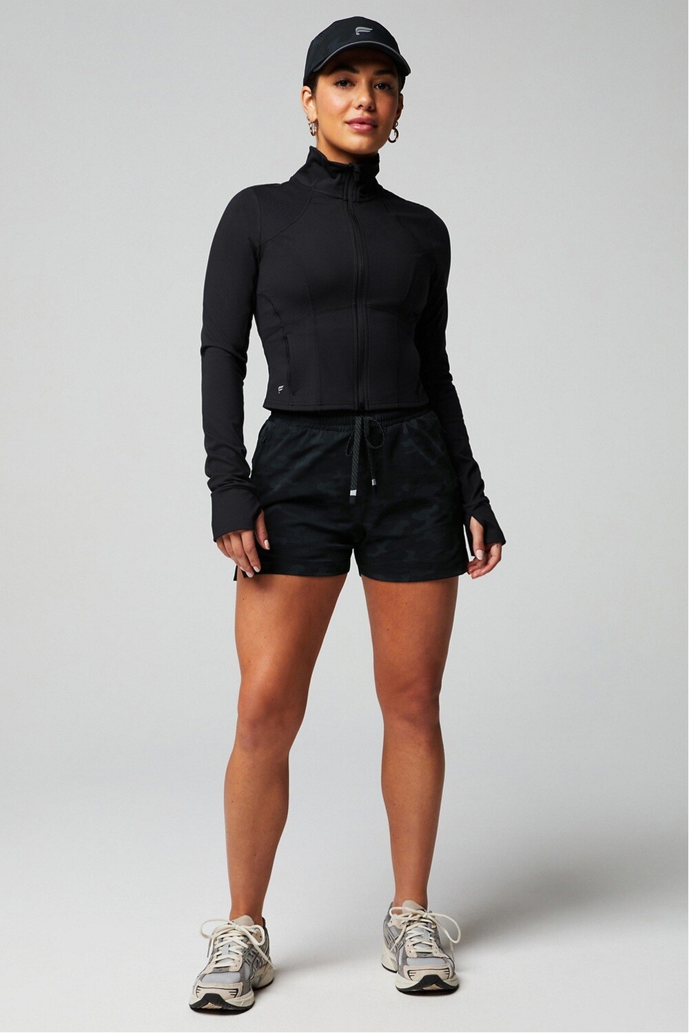 Casaca Perfect Storm Cropped Train Jacket Mujer Black