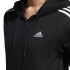 Campera de Mujer Adidas Track Zip Negro - Blanco