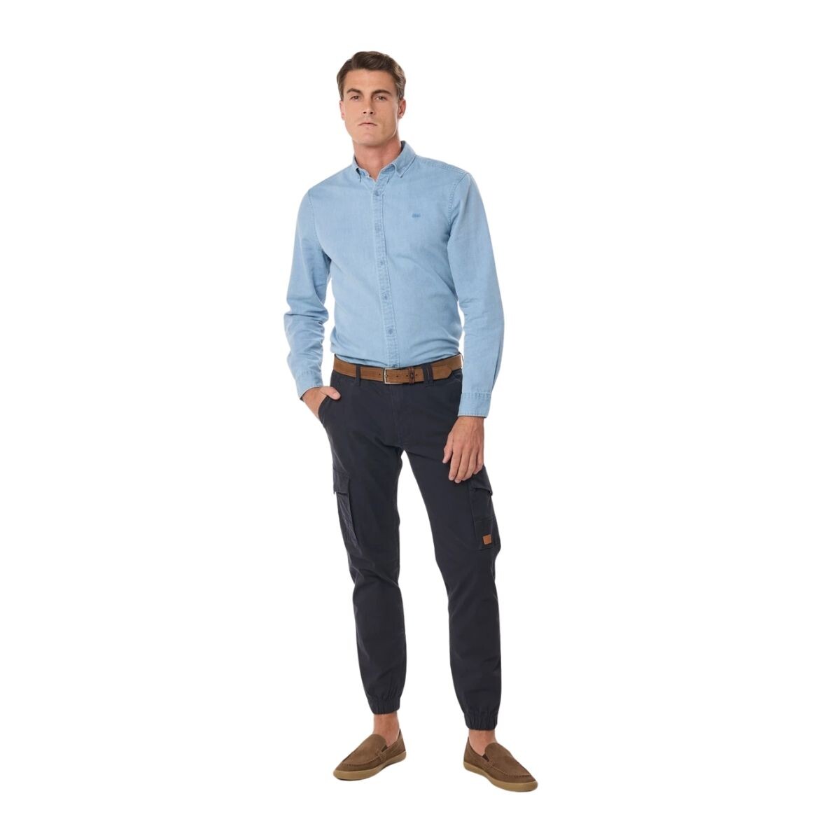PANTALON CARGO 38-58 - AZUL 