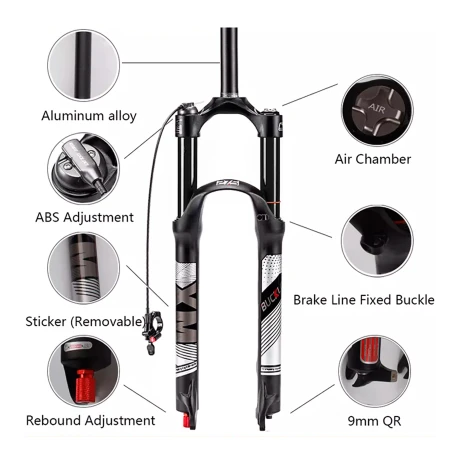 Horquilla Bucklos 29'' Trabuco Conica Bloqueo Remoto 001