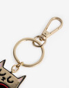 Llavero Metal Llavero Y Bag Charm Gato Metálico - Combinacion Bicolor