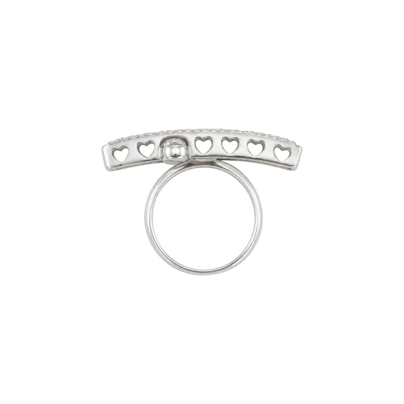 Anillo Cruz - Plata y Oro - Zirconias AN6014 conpiedra