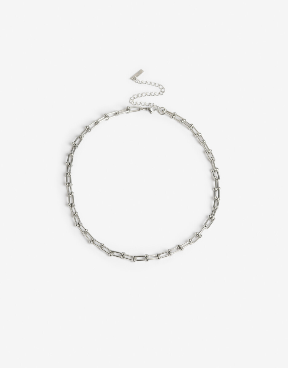 Collar Corto De Acero 
