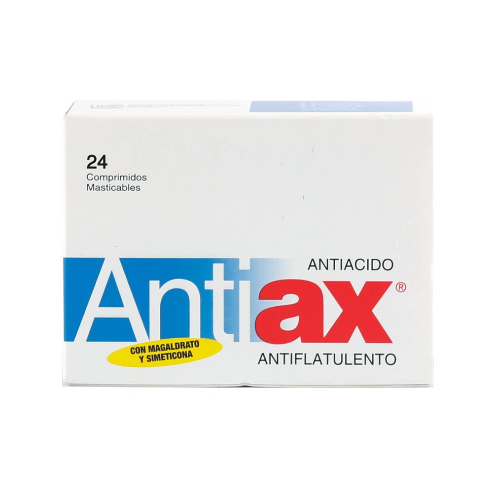 ANTIAX MASTICABLE CJ X 24 COMPRIMIDOS única