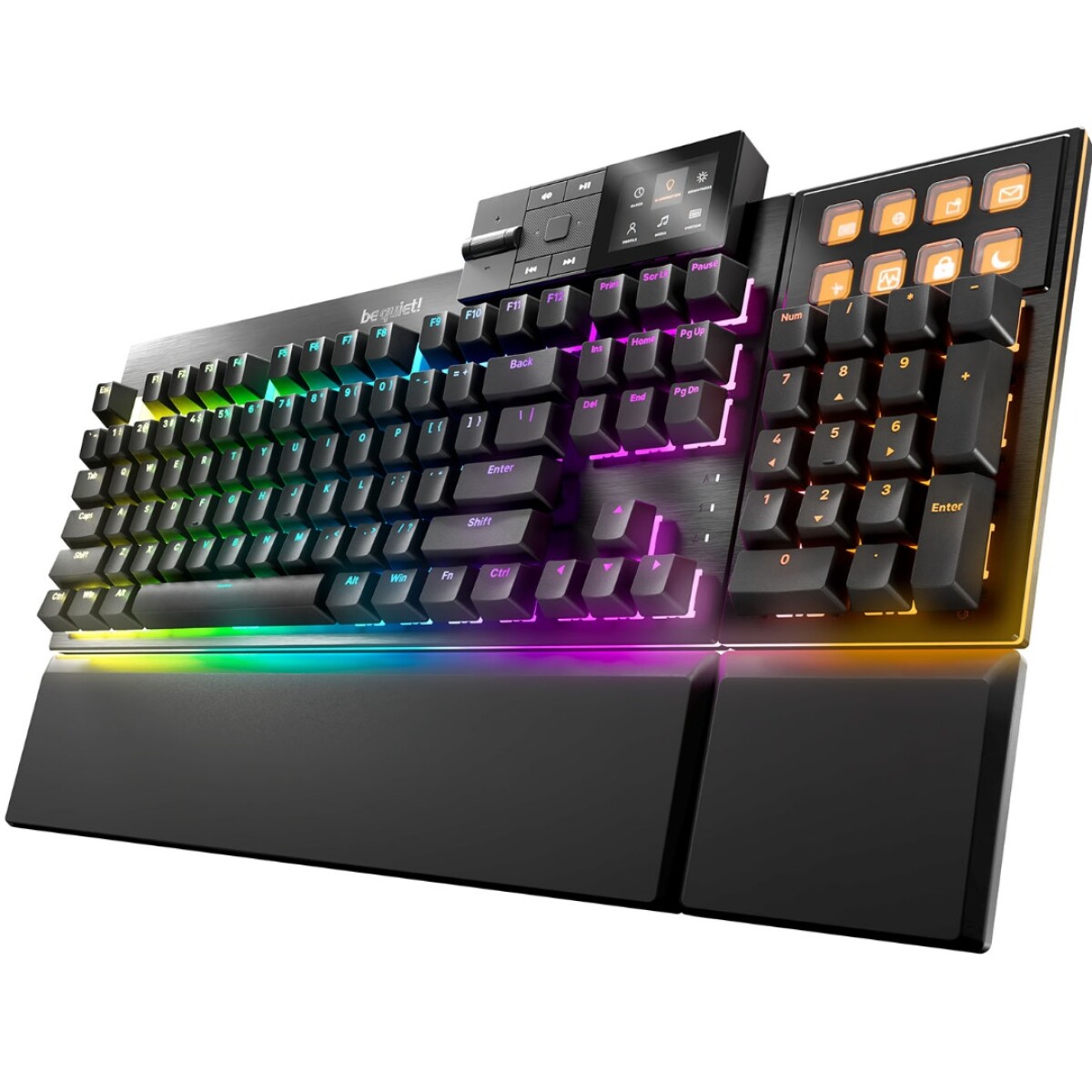 Teclado Mecánico Be Quiet Dark Mount Silent Linear Tec178 - TECLADO BE QUIET! DARK MOUNT SILENT LINE 