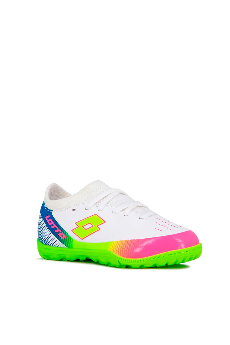 ZAPATO FUTBOL 5 LOTTO IMPERIO Blanco-multicolor