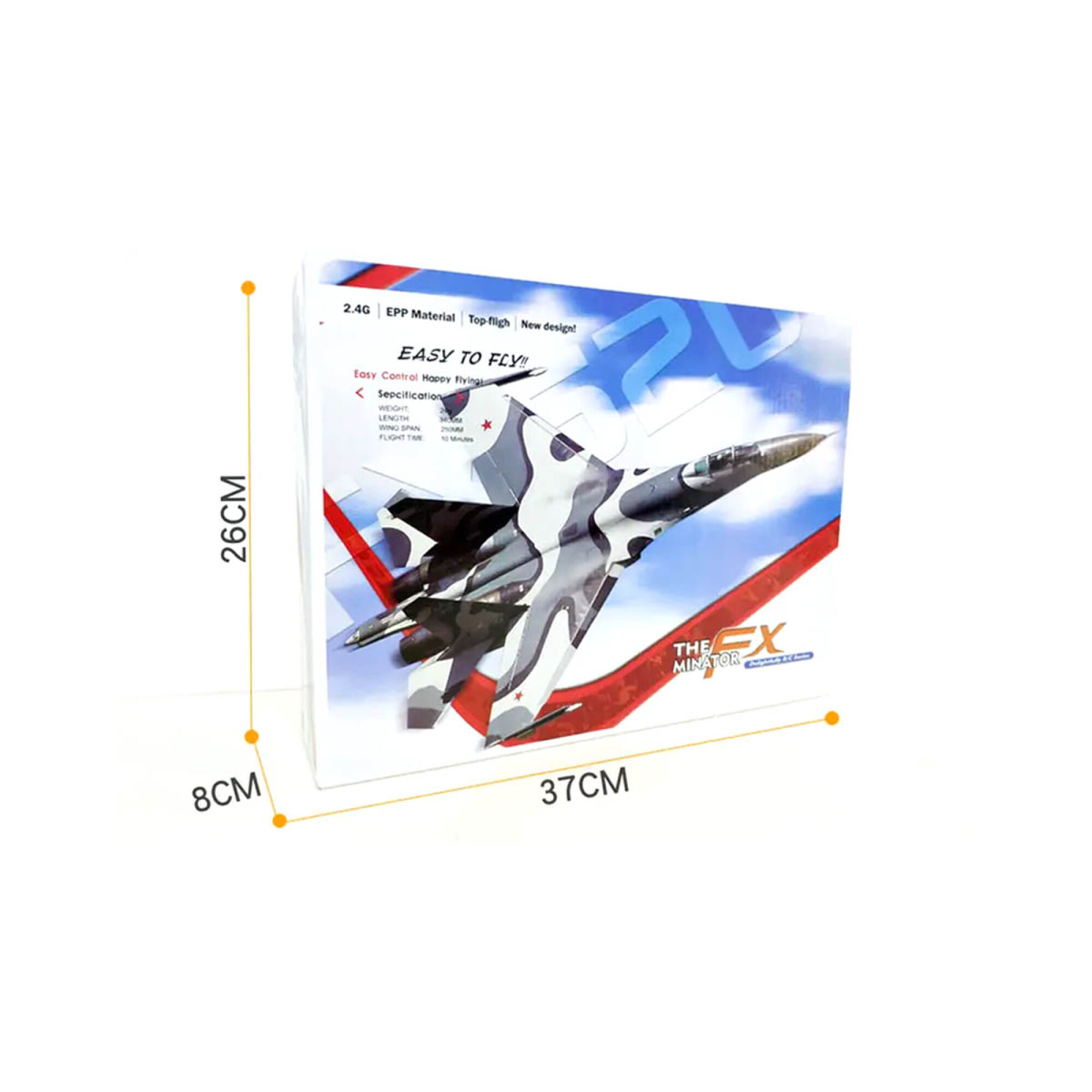 Avion planeador a control remoto Rojo Los Reyes Magos
