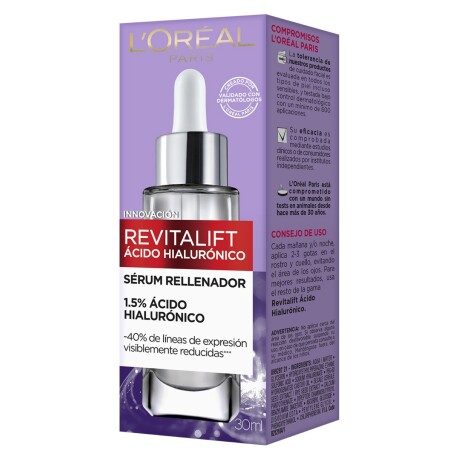 Sérum L'Oréal Paris Revitalift con Ácido Hialurónico 30ml Sérum L'Oréal Paris Revitalift con Ácido Hialurónico 30ml