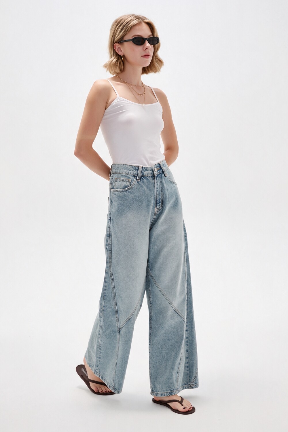 Pantalon Razi Azul Claro