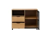 Aparador Bargueño Rack Living Comedor Madera - Denise Aparador Bargueño Rack Living Comedor Madera - Denise