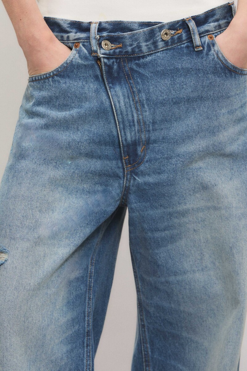 JEANS ETERNAL CROSSED BLUE Azul