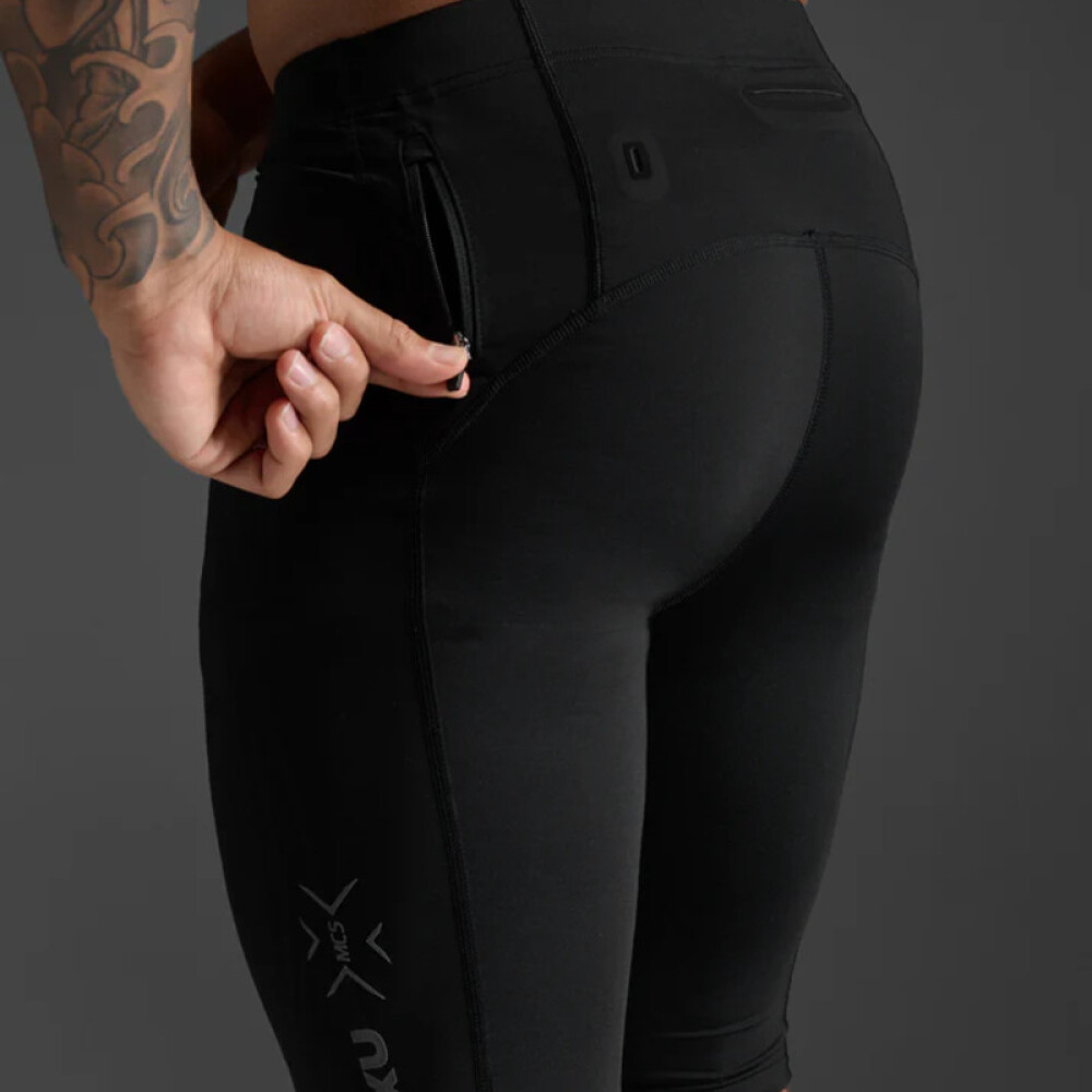 Light Speed Compression <br /> Shorts - Hombre Black/black Reflective